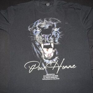 Boohoo man panther t-shirt
